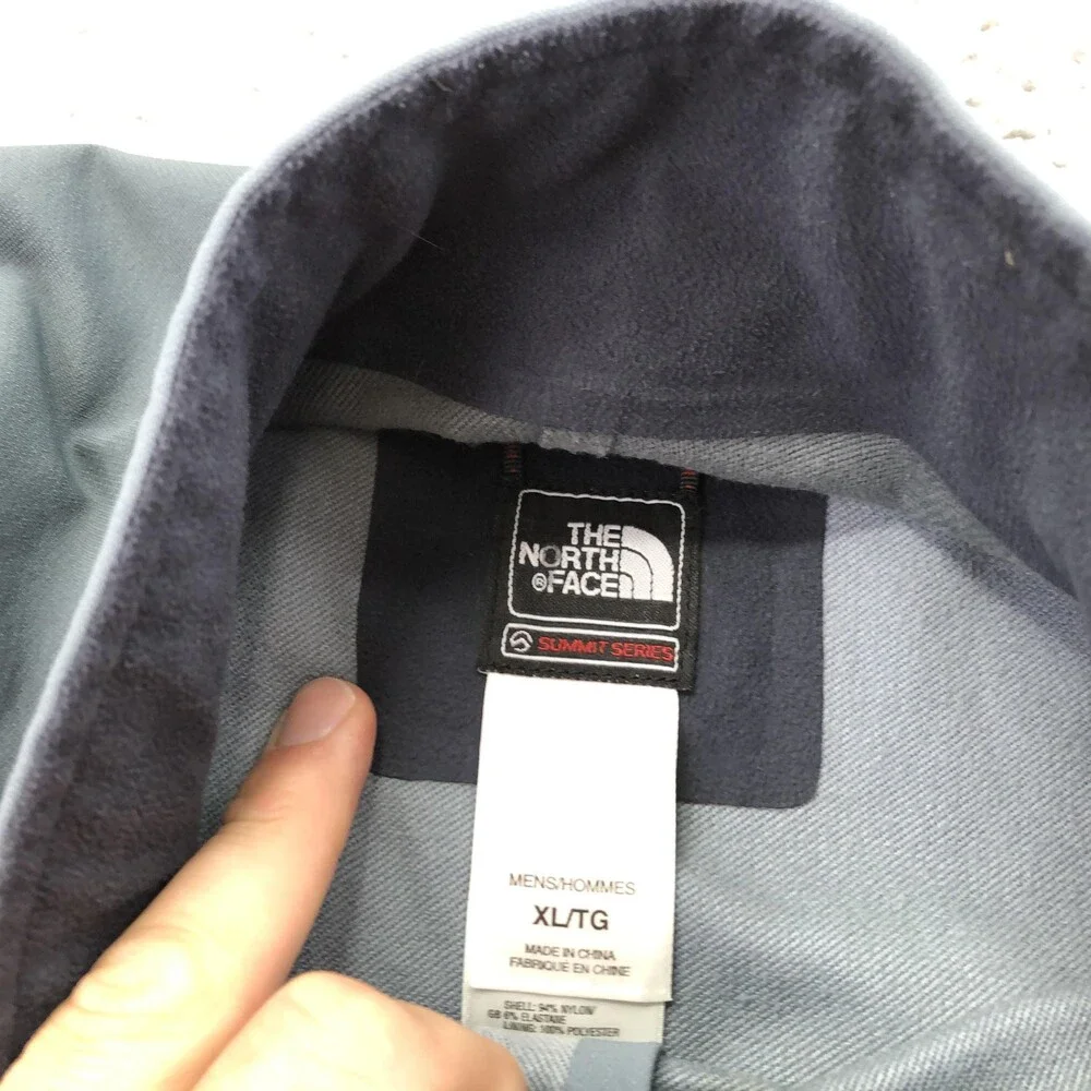 The North Face Jacket Mens XL Gray Softshell Full Zip Summit Series Windbreaker
